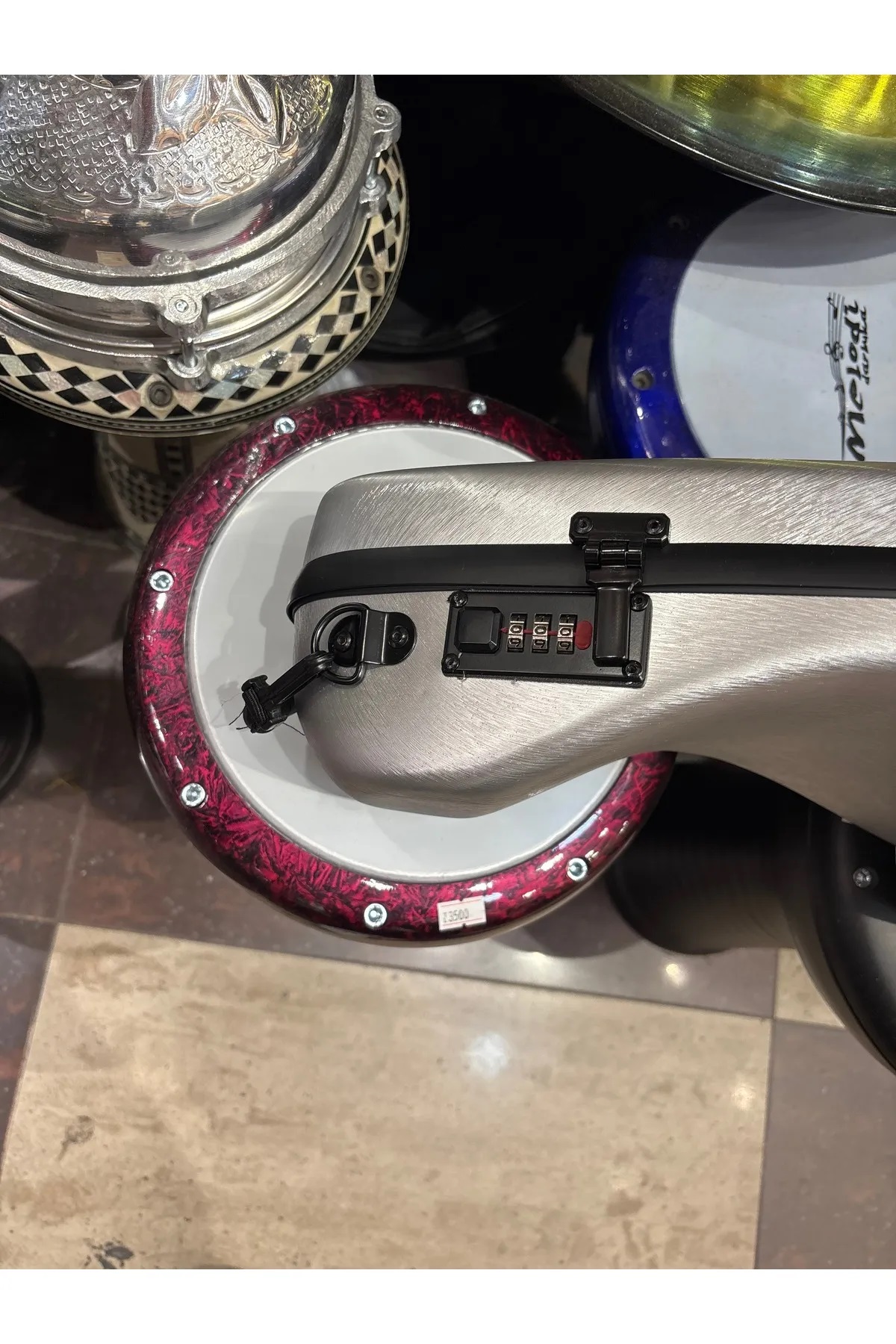 Keman Sert Kutu Taşıma Çantası Hardcase Fibercase