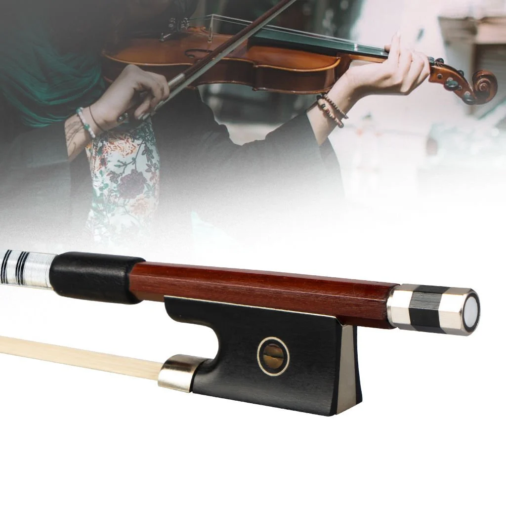 VB200 4/4 Abanoz Topuk Brazilwood Keman Yayı