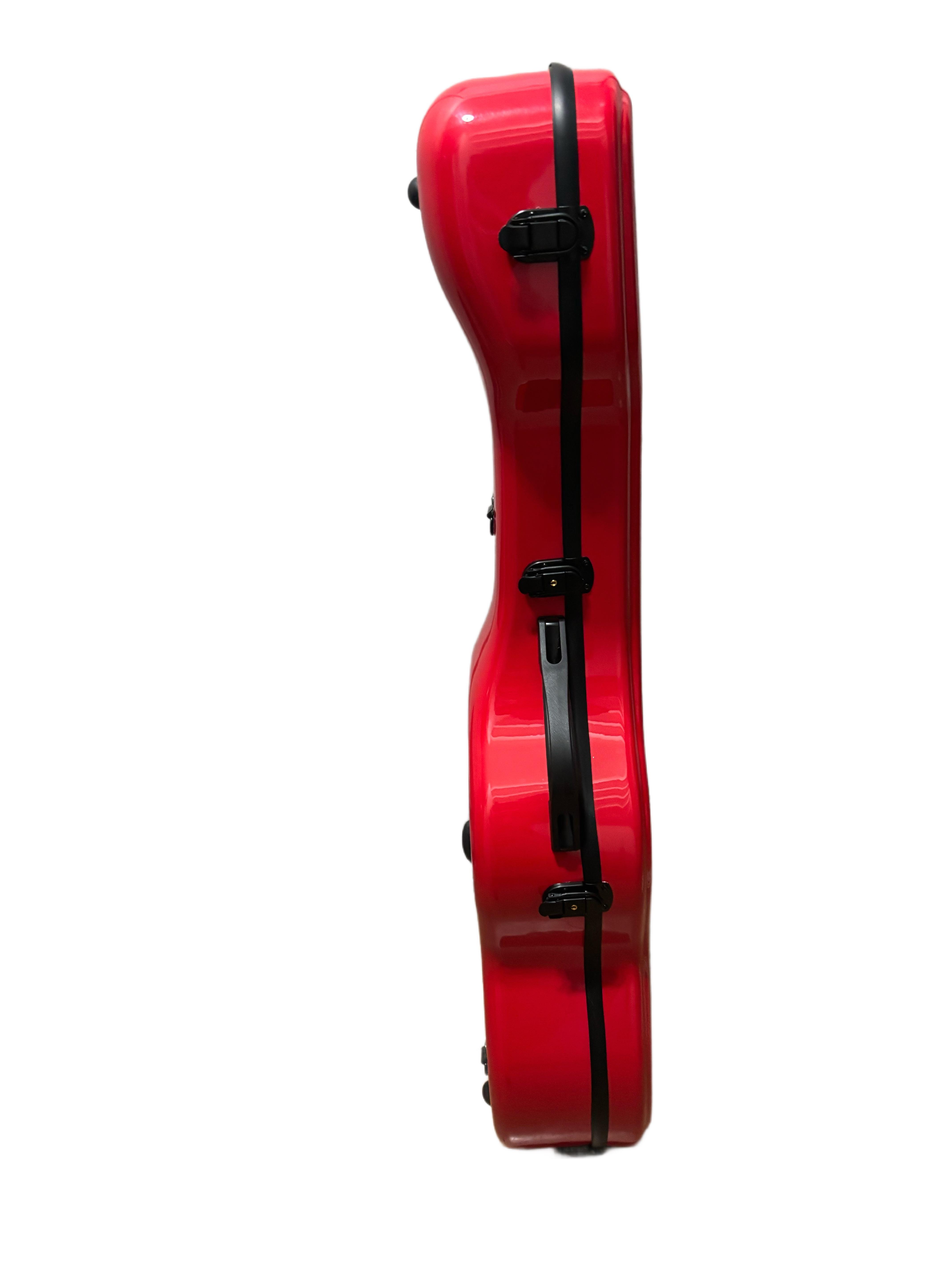 Klasik Gitar Sert Kutu Hardcase Fibercase Kırmızı Renk