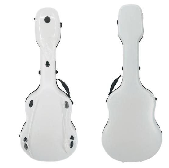 Klasik Gitar Sert Kutu Hardcase Fibercase Beyaz Renk