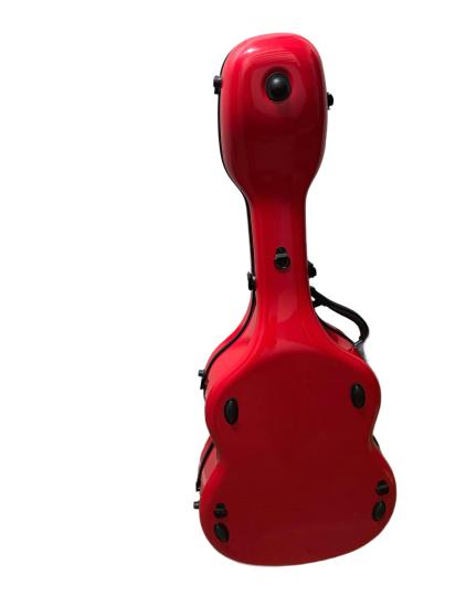 Klasik Gitar Sert Kutu Hardcase Fibercase Kırmızı Renk
