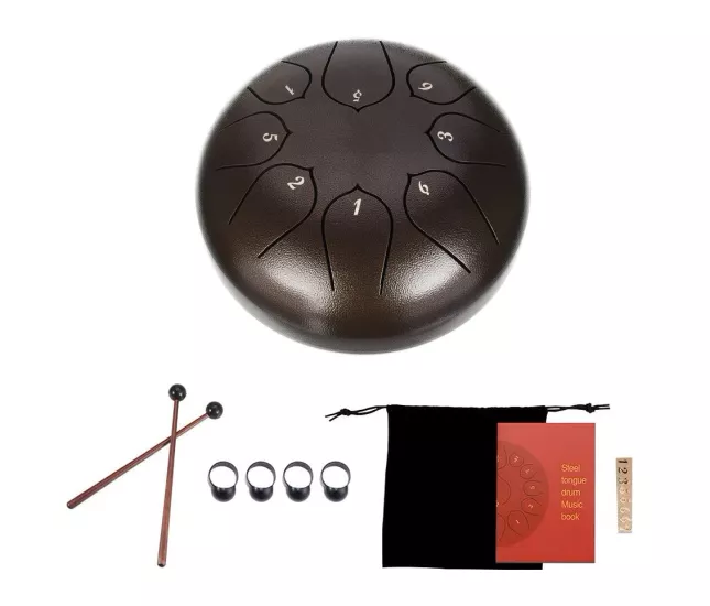 Tongue Drum 6 inch 15 cm 8 nota