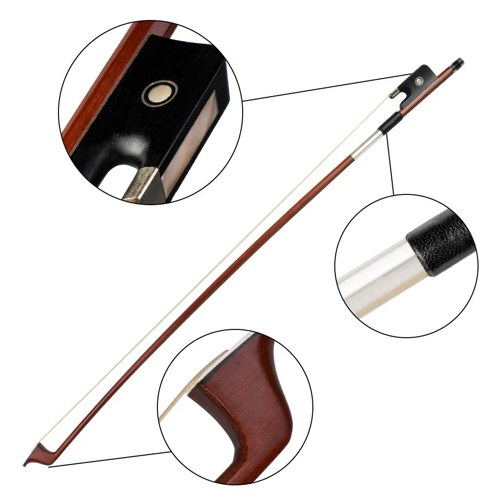 VBCE100 4/4 Abanoz Topuk Çello Yayı Brazilwood